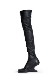 [RICK OWENS] Concordians Thigh-High Cantilever 8 Black