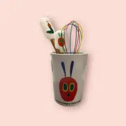 Eric Carle 4 Piece Utensil Set NIB Spatula Whisk Hungry Caterpillar
