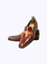 New Article Men's Handmade Loafer Shoes - Custom Craftsmanship, Genuine Leather