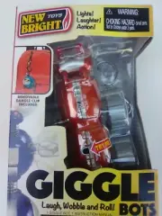 GIGGLE BOTS Red Crazy Crawler w/ Dangle Clip New Bright Toys