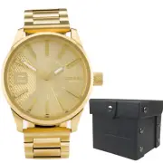 Diesel Rasp Men's Gold-Tone Stainless Steel Bracelet Watch 46mm DZ1761
