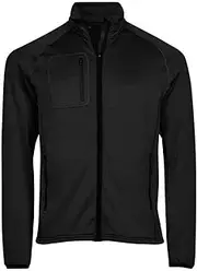 [Tee Jays] Mens Fleece Jacket (UK Size: M) (Black)