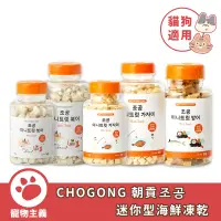 在飛比找蝦皮商城優惠-CHOGONG 朝貢 迷你型海鮮凍乾 鱈魚 比目魚 鳳尾魚 