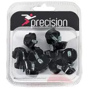 Precision Ultra Flat Rubber Football Boot Studs Set Black One Size