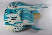 Swirled Hardtail RGD Guitar body fits Ibanez (tm) 7 string RG and UV Necks J1272