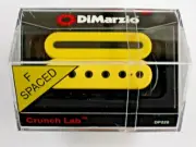 DiMarzio F-spaced Crunch Lab Bridge Humbucker Yellow W/Black Poles DP 228