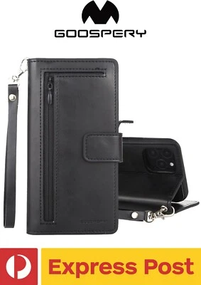 iPhone 11 Pro Max 6.5" Goospery PU Leather CardSlot Wallet Detachable Diary Case