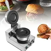 Electric Ice Cream Burger Maker - Waffle Cooker - Puff Burger - Panini Press - Double-Sided Non-Stick Material Plate - Temperature Range 50-300℃ - Home or Commercial