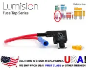 ADD-A-CIRCUIT BLADE STYLE ATM LOW PROFILE MINI FUSE HOLDER FUSE TAP + 5AMP FUSE
