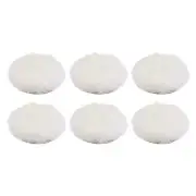 6pcs Wool Buffing Pads 5 Inch Polishing Pad Polishing Buffing Pad Hook and Loop