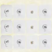 12 Pcs No Trace Nail Painting Hanging Supplies Picture Frame Hook