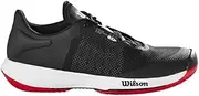 [WILSON] Men's KAOS Swift Clay Tennis Shoe, Black/Pearl Blue Red
