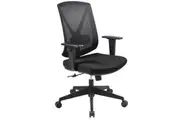 BURO Seating BRIO II BLACK MESH CHAIR W/ARMS NYL