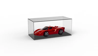 Acrylic Perspex Model Car Display Case Black Base- Toys, Hobbies, Retail, Museum