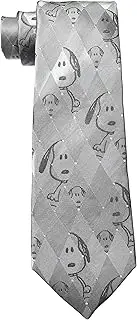 [Peanuts] Snoopy Necktie, Brand Necktie, Gift, gray