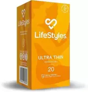Lifestyles® Ultra Thin Condoms 20 Pack