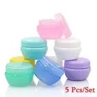 Inner Lid Empty Container Face Cream Pots Lip Balm Jar Refillable Bottles