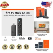 Upgraded Fire TV Stick 4K Max with Voice Remote - Stunning 4K Streaming