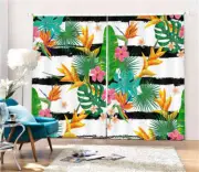 Long Ears Many Rice 3D Curtain Blockout Photo Printing Curtains Drape Fabric