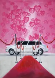 10*20 Ft Muslin 100% Hand Painted Photo Prom High School Senior Backdrop 79-008