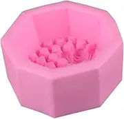 MAGICLULU Honeycomb Bee Fondant Mold Reusable Mold for DIY Cake Decorations Shape and Safe for Baking and Craft Projects