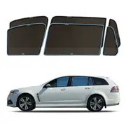 AUSGO Magnetic Window Sun Shade for Holden Commodore VE VF Wagon 2006-2017 6-Piece Set Car Shades