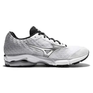 Mizuno 慢跑鞋 Wave Rider 19 W 女鞋 白 銀灰 路跑 運動鞋 J1GD1603-07