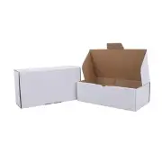 20x Mailing Box 240 x 125 x 75mm Diecut White for 500g Small Satchel B4