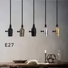 Vintage E27 Screw Edison Bulb Socket Retro Lamp Holder Pendant Light with Switch