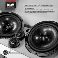 在飛比找樂天市場購物網優惠-【299超取免運】M5r【BLAM 165 ES】6.5吋二