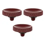 Camera Shutter Button 3pcs Shutter Release Button Knurled, Dark Red