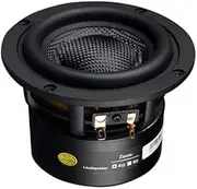 JINGERL 4 Inch Pure Bass Speaker 4Ohm 8Ohm 80W Audio Subwoofer Speakers Glass Fiber Woofer Loudspeaker for Home Theater DIY 1PC (Size : 4Ohm-1piece)
