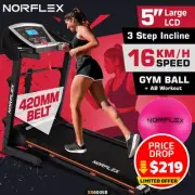 NORFLEX Electric Treadmill Home Gym Exercise Machine Fitness Equipment Incline