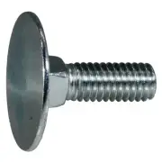 3/8"-16 x 1-1/4" Zinc Flat Countersunk Head Elevator Bolts (8 pcs.)