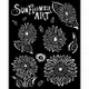 Stamperia 型板 Sunflower Art Sunflowers 相本手帳卡片