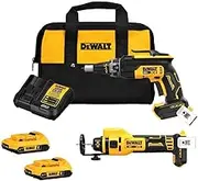 DEWALT 20V MAX* XR Brushless Drywall Screwgun and Cut-Out Tool Combo Kit (2.0Ah) (DCK265D2)