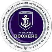 Fremantle Dockers Freo AFL 20cm Melamine Dinner Plate Set of 6