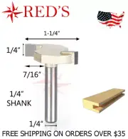 Tideway Carbide PRO LC16020404Z2 1/4" THK CNC Slotting 1/4" shank router bit