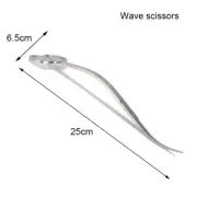 Aquarium Scissors Tweezers Tool Fish Tank Plants Wave Scissors Water Grass Stain