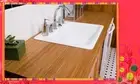 CLOSING DOWN SALE Solid Bamboo Bathroom Vanity Benchtop 1200 X 520 Raw