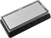 Double-Sided Diamond Sharpening stone Knife Sharpening Stone,6" Whetstone,400/1000 Grit