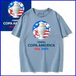 FLIP CONMEBOL COPA AMERICA 美國 2024 COSPLAY 布 3D 夏季 T 恤短袖上衣