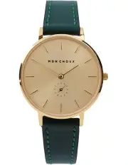 [Mon Choux] Lille Vine Grape Vegan Leather Watch 32mm in Gold