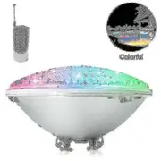 Led Pool Lighting, 18w Par56 Rgb Swimming Pool Light. Underwater Spotlight With Remote Control Pool Lighting, 12v Ac / Dc Ip68 Waterproof Pool Lamp Ed