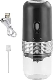 Electric Coffee Grinder - Portable Espresso Grinder | Small Electric Coffee Ground Grinder, 1250mAh Adjustable Grind Coffee Bean Mill, Rechargeable Coffee Bean Grinder for Espresso