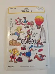 Suzys Zoo Stickers 4 Sheets New Sealed Having Great Time Duck Turtle Dog Travel
