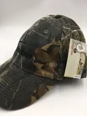 Men's Mossy Oak Break-Up Camo Camouflage Hunting Cap Hat. Advertising Nordson.