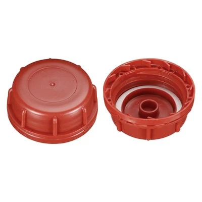 Can Cap with Sealing O-ring Gasket for 5-8 Gallon Bucket Red 2Pcs