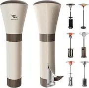 Patio Heater Cover, Outdoor Patio Furniture Covers, 600D Heavy Duty Heater Covers, UV Resistant & Water Resistant Propane Heater Covers,【Large, 1 Pack, 95"H x 34"D x 19"B】