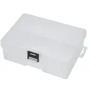 Multipurpose Empty Utility Box Plastic Polypropylene Pencil Box With Lid Snap Closure Transparent Storage Pencils Pens Organizer